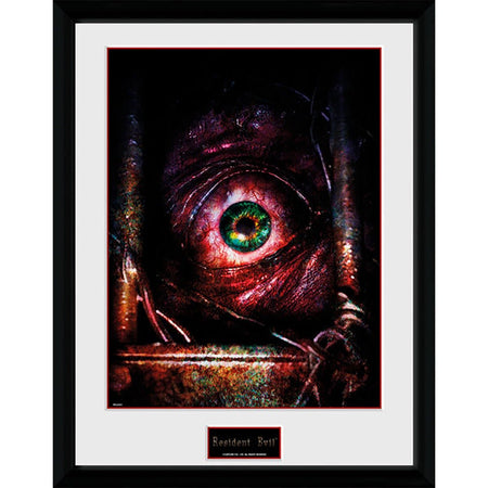 Resident Evil Eye 16 x 12 Inches Framed Print - GeekCore