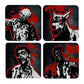 Resident Evil Umbrella Corp Set of 4 Lenticular Coasters - GeekCore