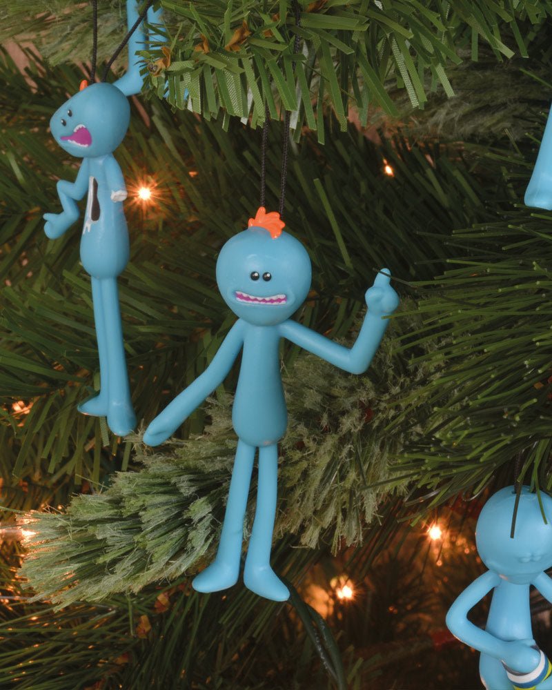 Rick and Morty Mr Meeseeks Christmas Tree Decorations (12 - pack) - GeekCore