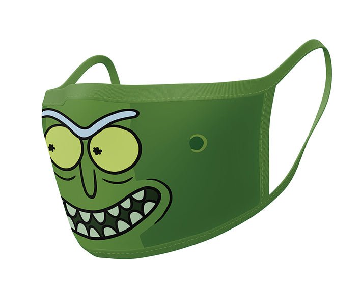 Rick and Morty Pickle Rick Face Mask 2 Pack - GeekCore
