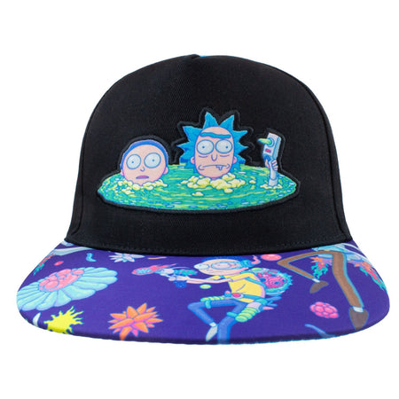 Rick And Morty Portal Snapback Cap - GeekCore