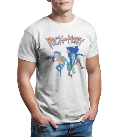 Rick and Morty Psychedelic T - Shirt - GeekCore