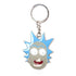 Rick and Morty Rick Sanchez Metal Key Chain - GeekCore