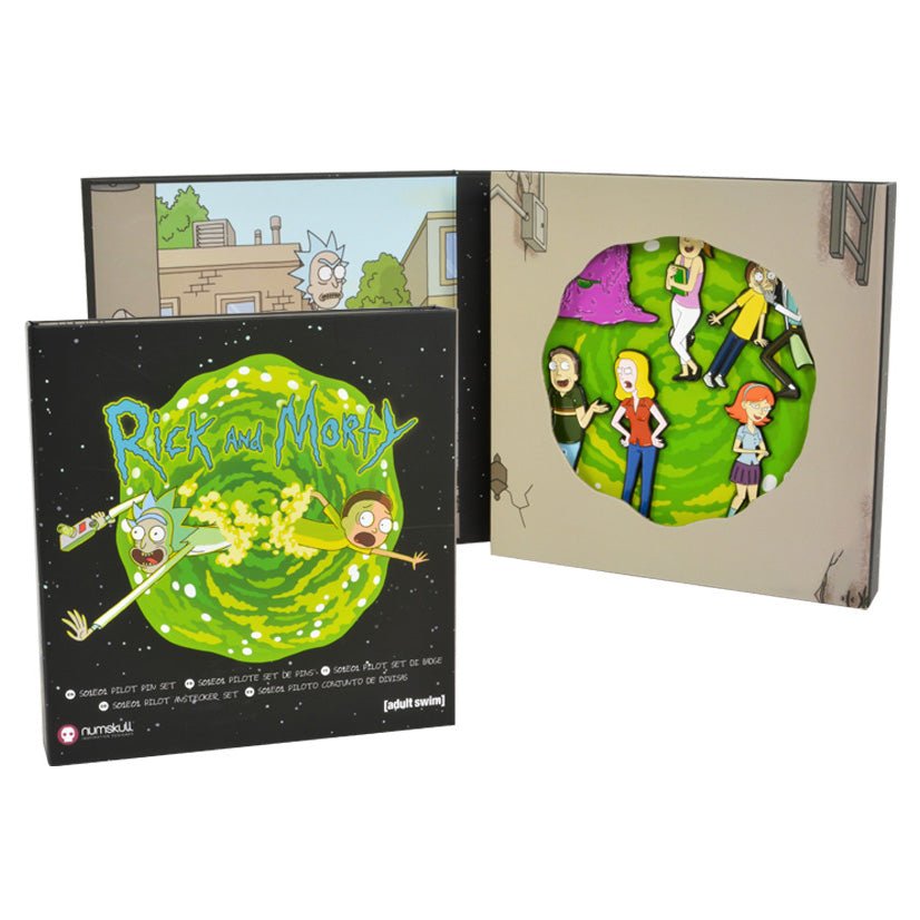 Rick and Morty S01E01 Pin Badge Set - GeekCore