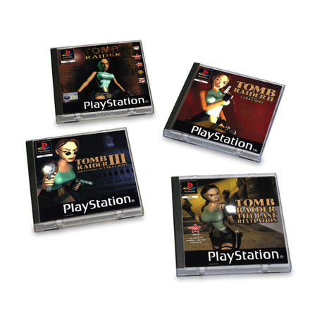 Sony Playstation Classics: Tomb Raider Coasters (4 Pack) - GeekCore