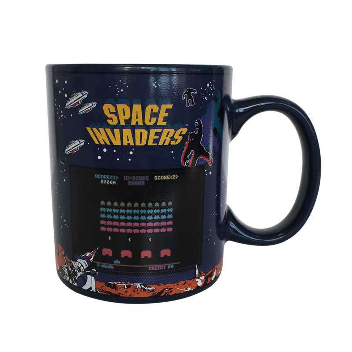 Space Invaders Heat Changing Mug - GeekCore