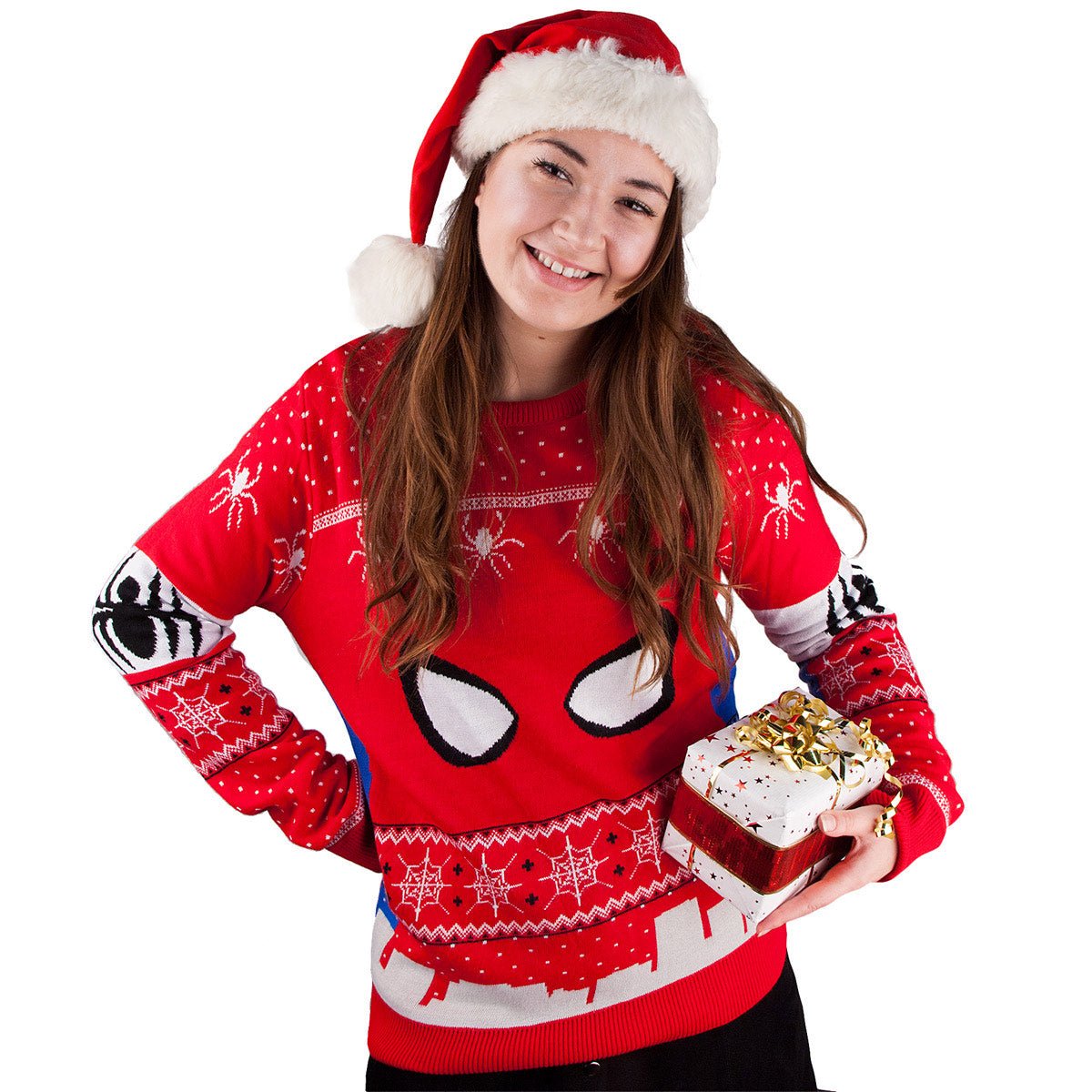 Spider - Man Knitted Christmas Jumper / Sweater - GeekCore