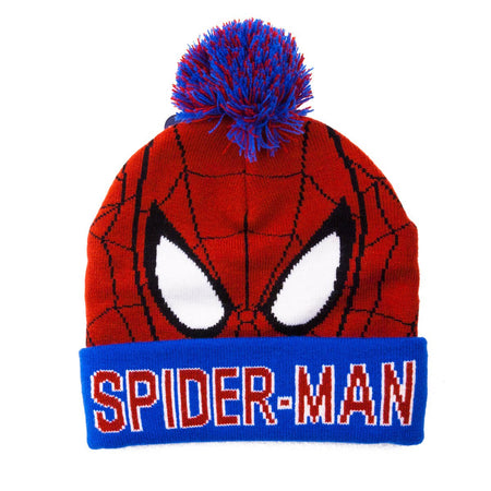 Spiderman Character Knit Bobble Hat - GeekCore