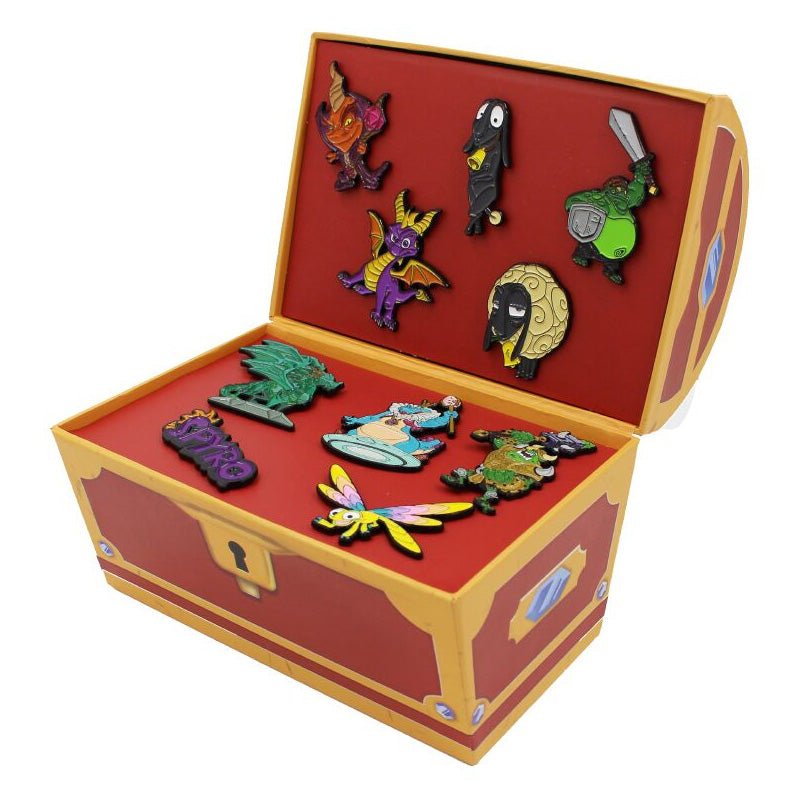 Spyro the Dragon Pin Badge Set - GeekCore