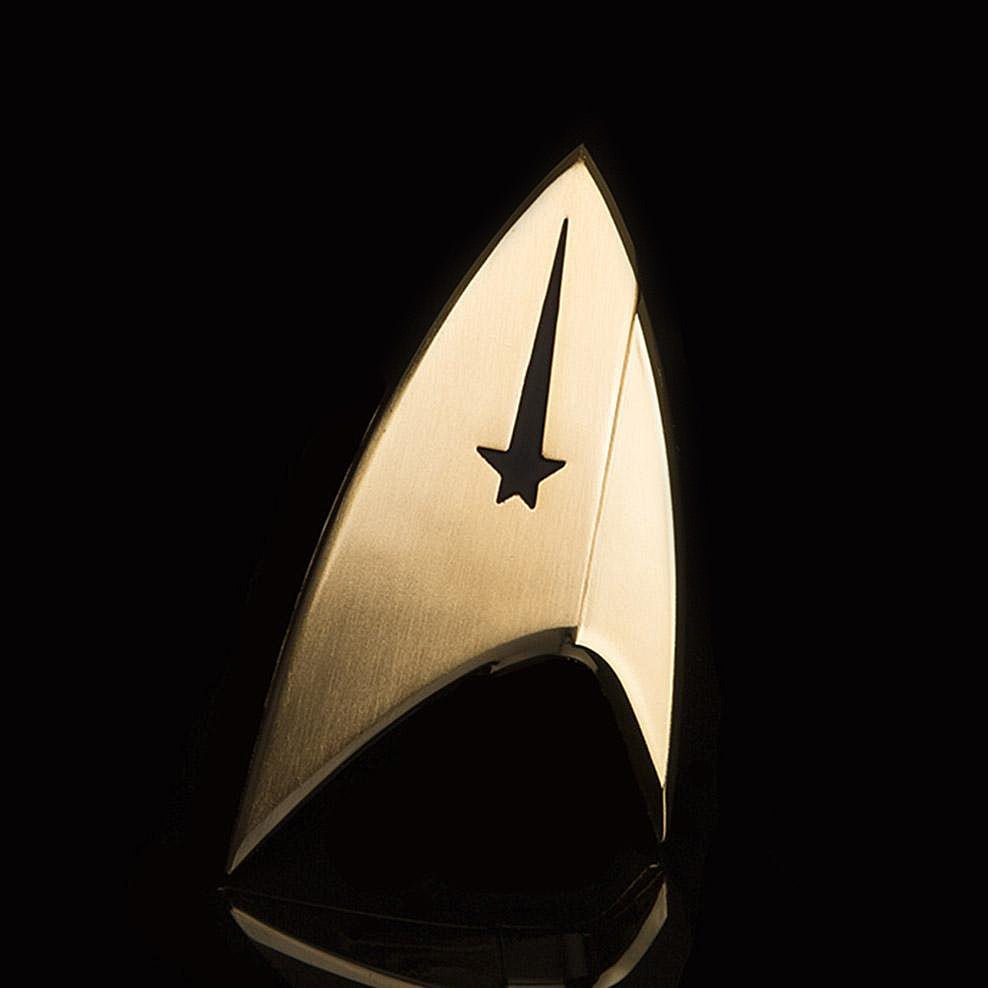 Star Trek: Discovery Communicator Badge - Command - GeekCore