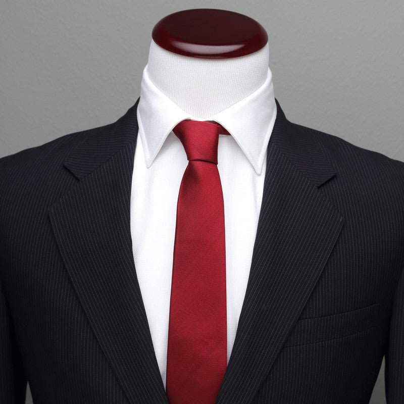 Star Trek TNG Shield Red Ombre Silk Tie - GeekCore