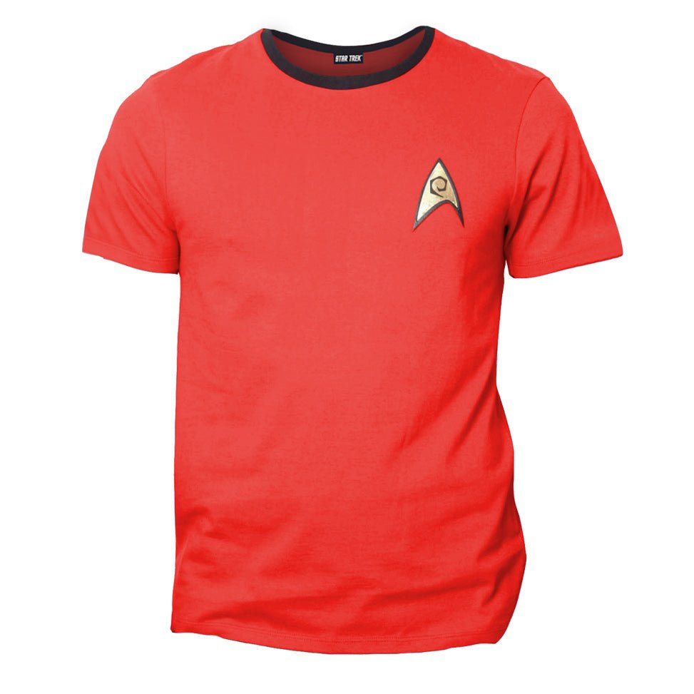 Star Trek TOS Uniform T - Shirt - GeekCore