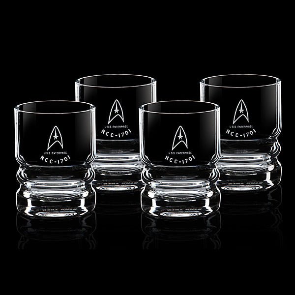 Star Trek U.S.S Enterprise Glassware Set - GeekCore