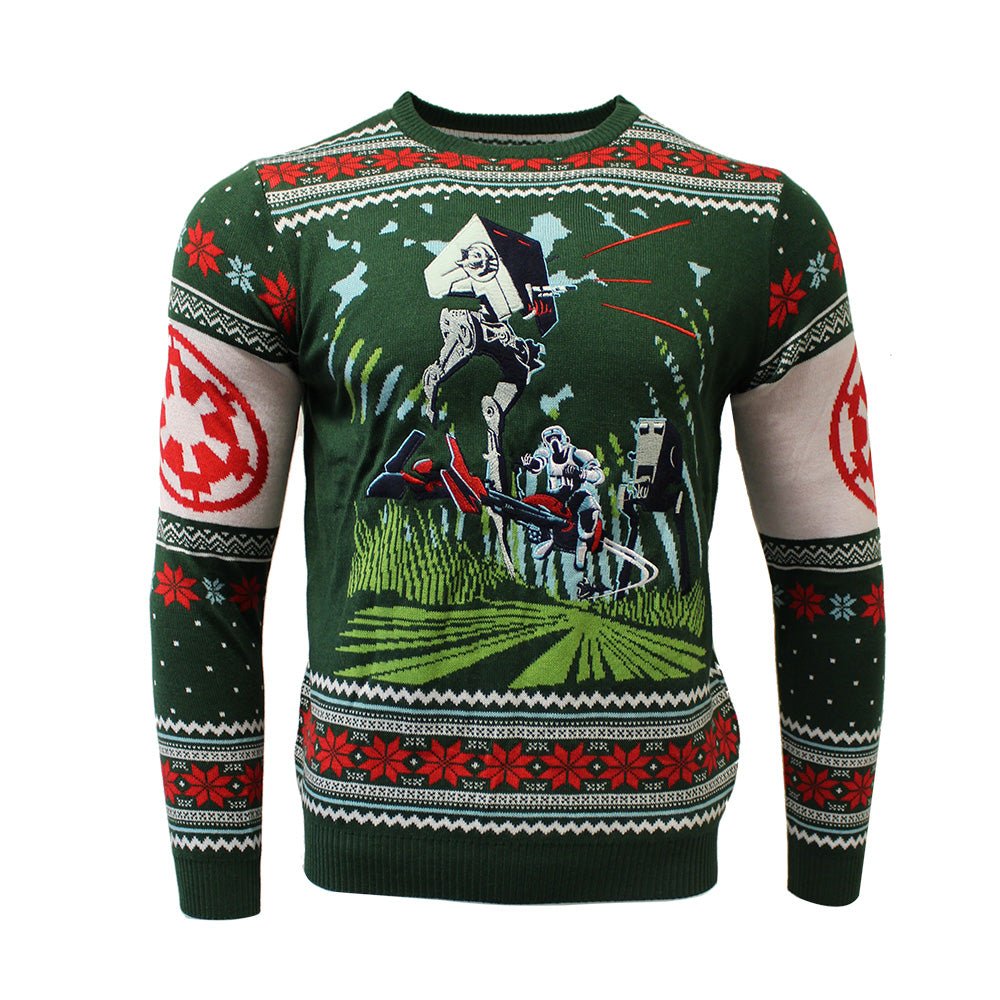 Star Wars Battle of Endor Knitted Christmas Jumper / Sweater - GeekCore