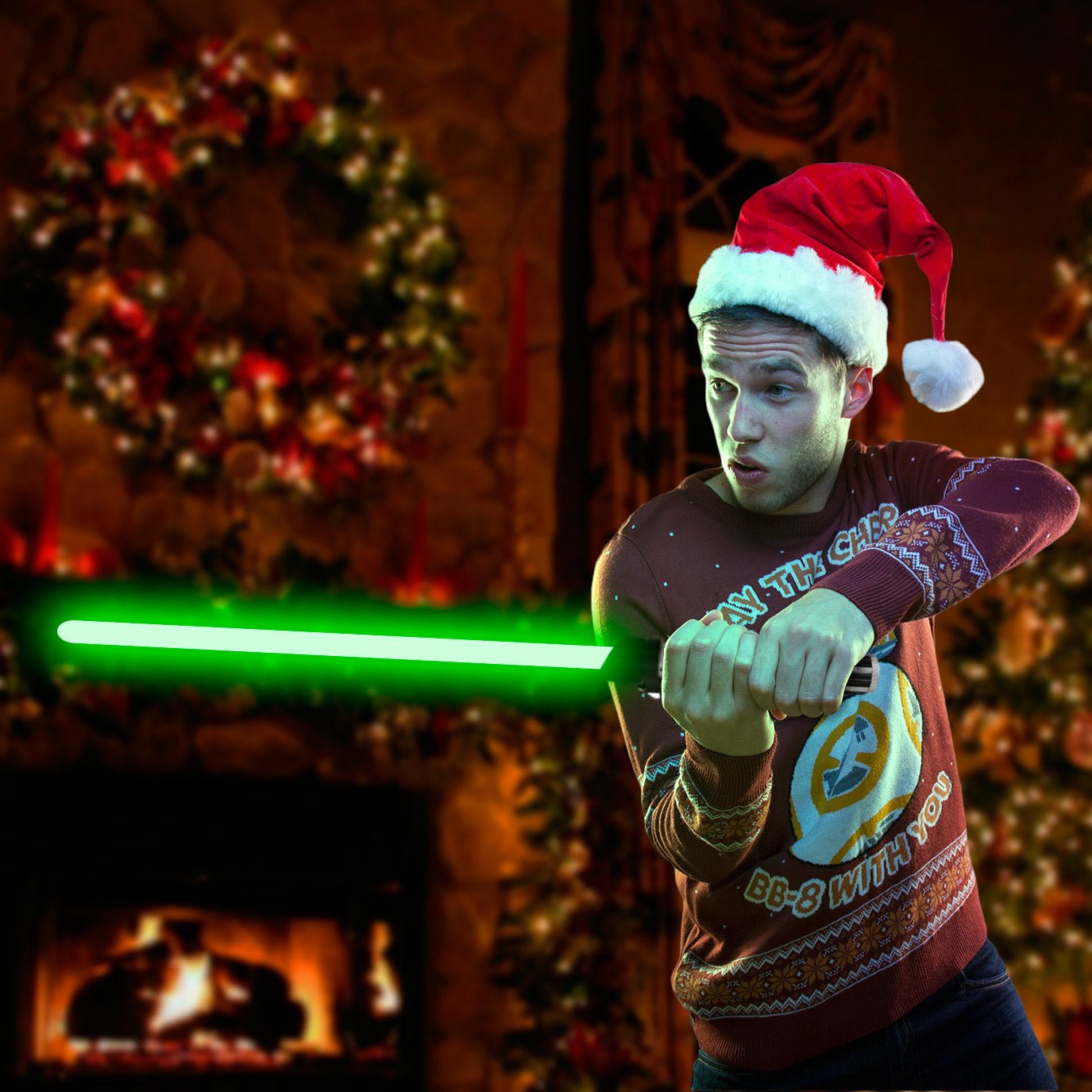 Star Wars BB - 8 Knitted Christmas Jumper / Sweater - GeekCore