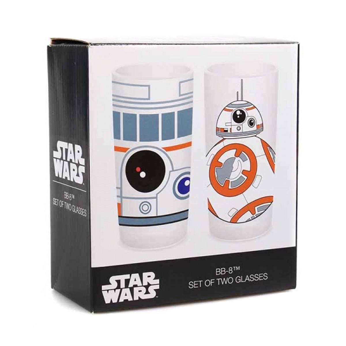 Star Wars BB - 8 Set of 2 Glasses - GeekCore
