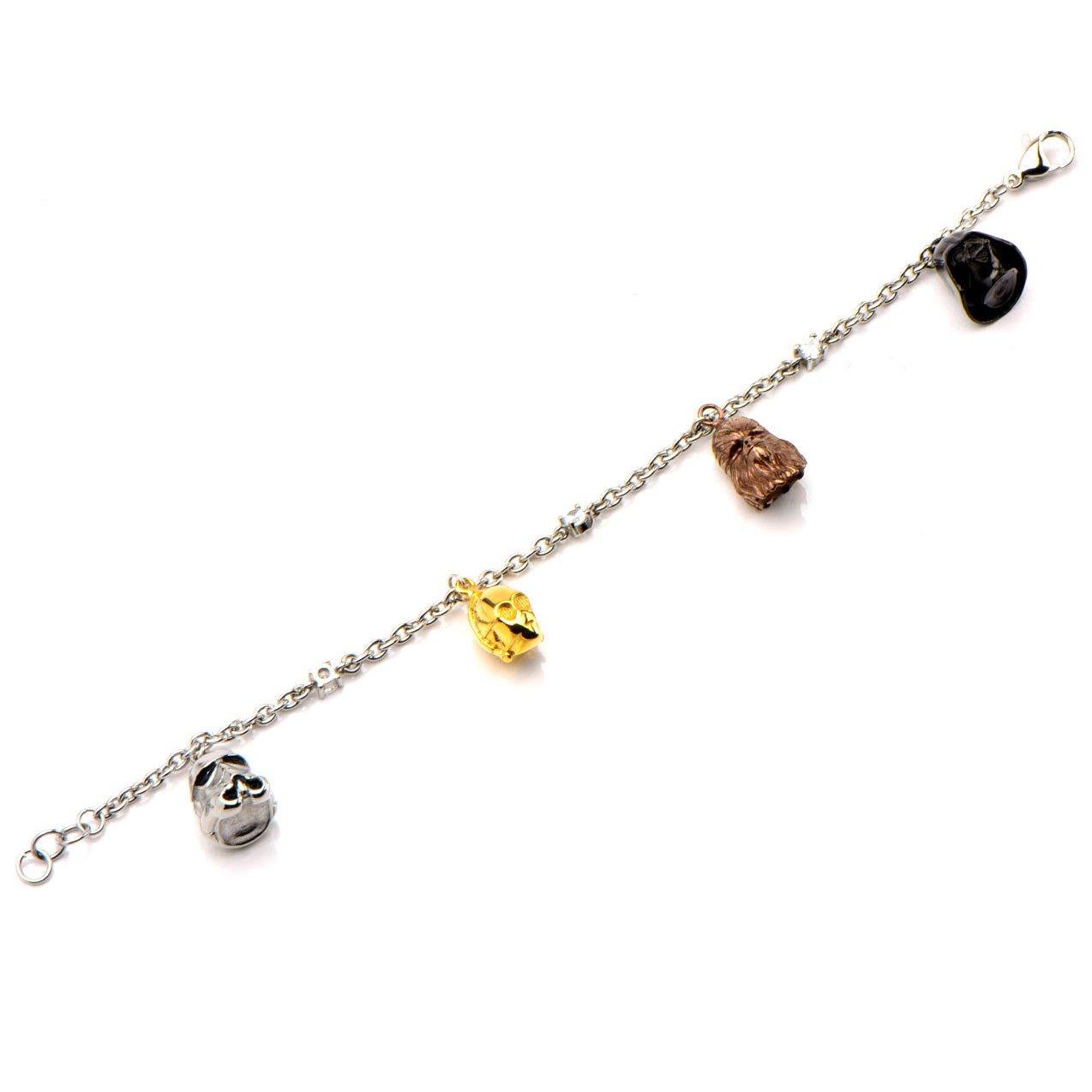 Star Wars Character Heads Charm Bracelet - GeekCore
