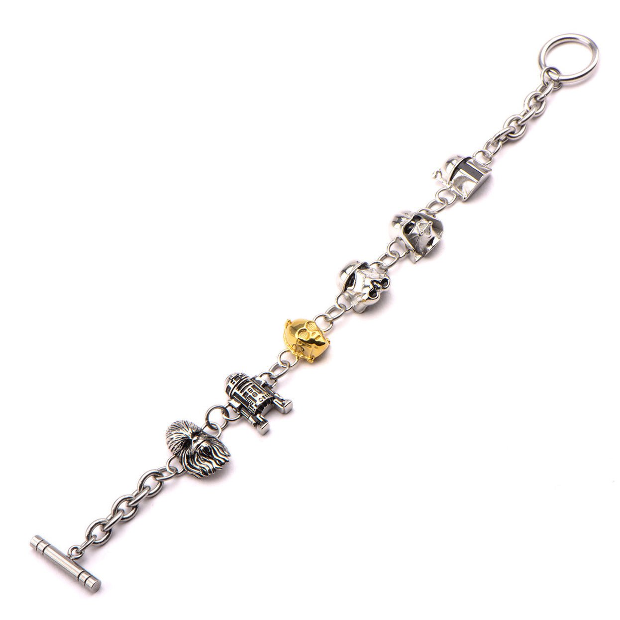 Star Wars Character Heads Toggle Clasp Bracelet - GeekCore