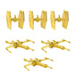 Star Wars Christmas Tree Ornaments - Gold (Set of 6) - GeekCore