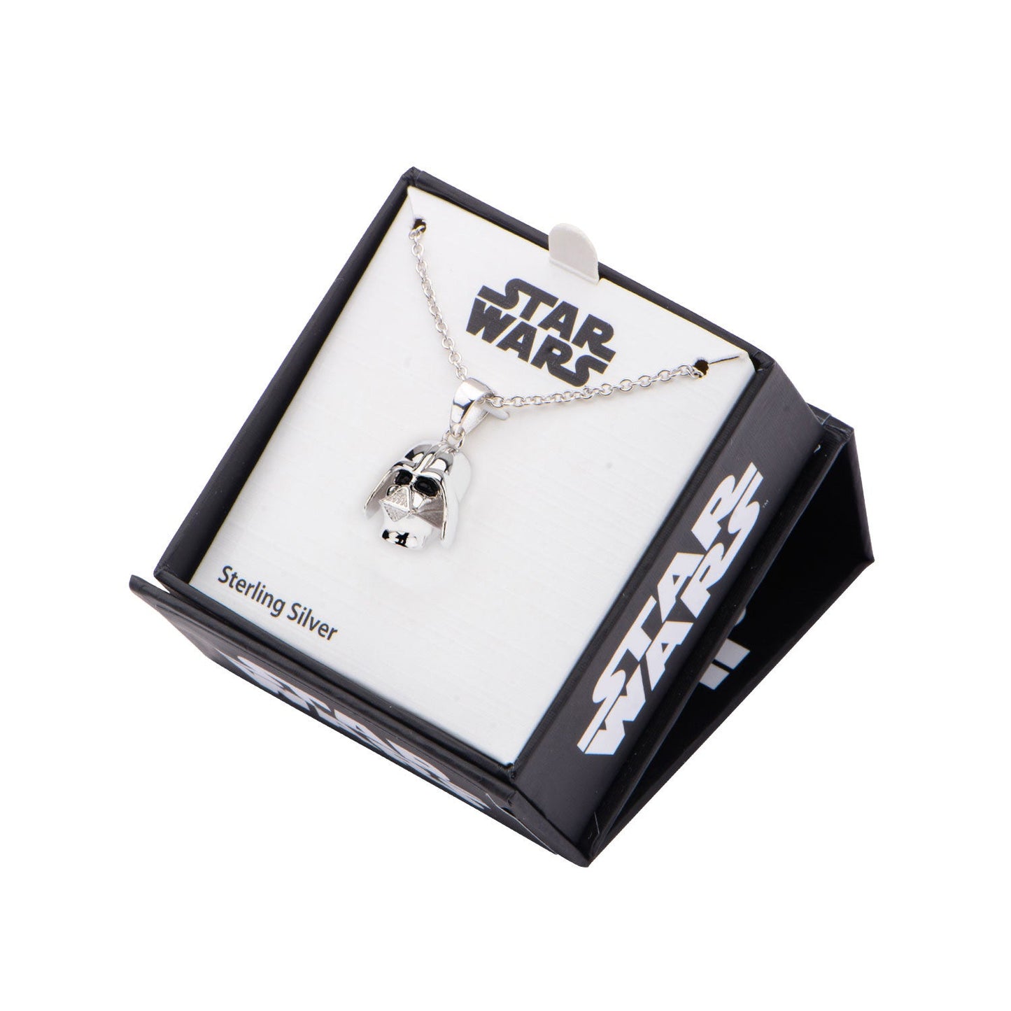 Star Wars Darth Vader Sterling Silver Pendant & Chain - GeekCore