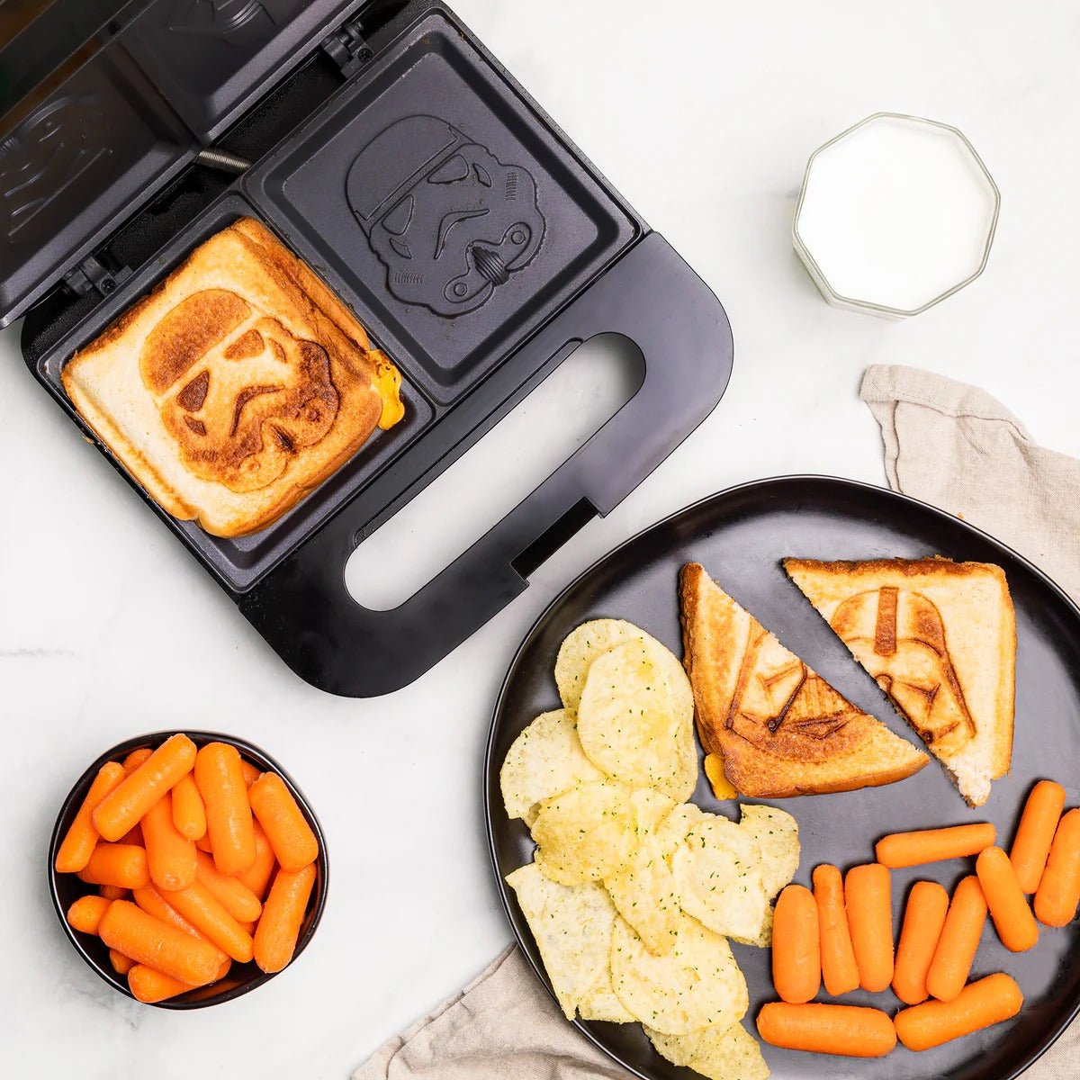 Star Wars Darth Vader & Stormtrooper Grilled Cheese Toastie Maker - GeekCore