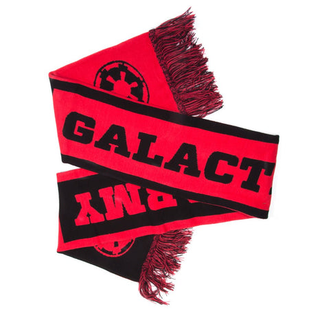 Star Wars Galactic Army Red and Black Scarf - GeekCore