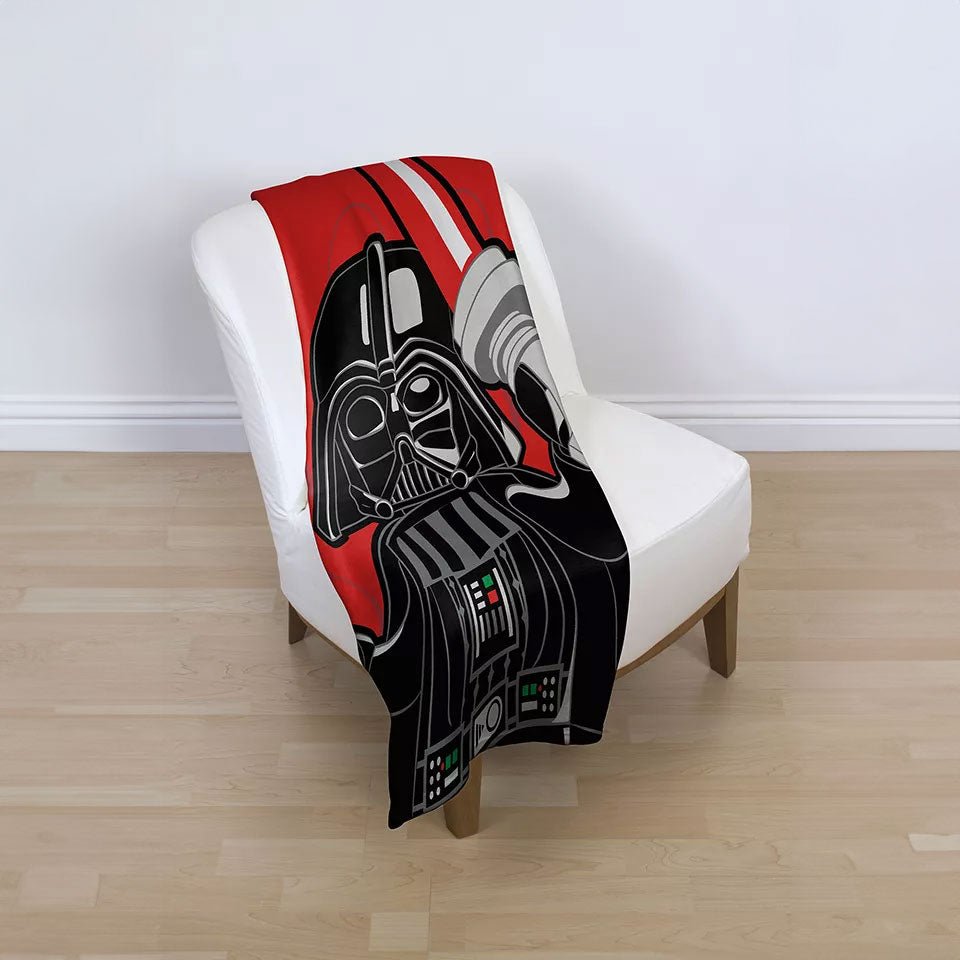 Star Wars Lego Darth Vader Kids Fleece Blanket - GeekCore