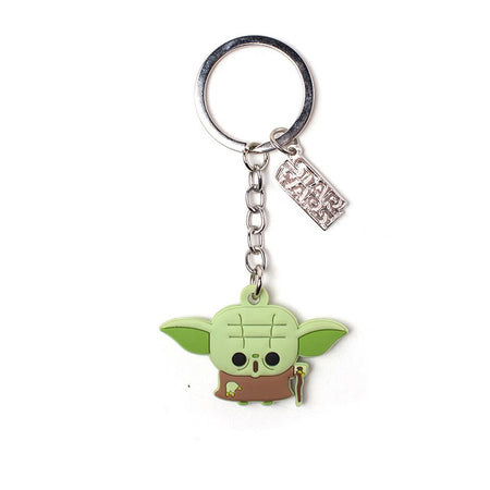 Star Wars Master Yoda Rubber Key Chain - GeekCore