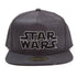 Star Wars Metal Logo Snapback Cap - GeekCore