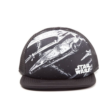 Star Wars Millennium Falcon Print Snapback Cap - GeekCore