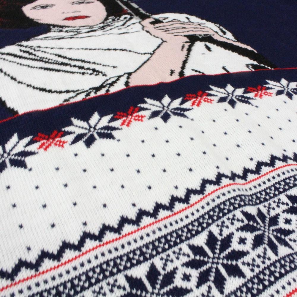 Star Wars Princess Leia Knitted Christmas Jumper / Sweater - GeekCore