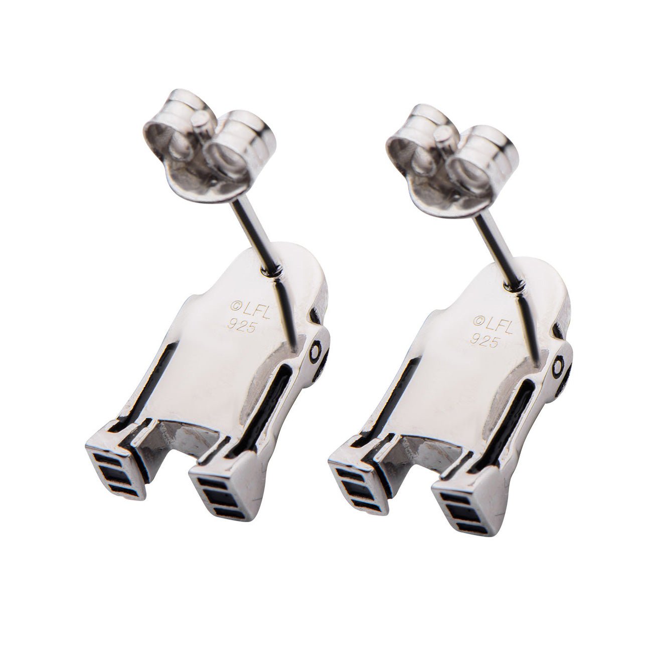 Star Wars R2 - D2 Sterling Silver Earrings - GeekCore
