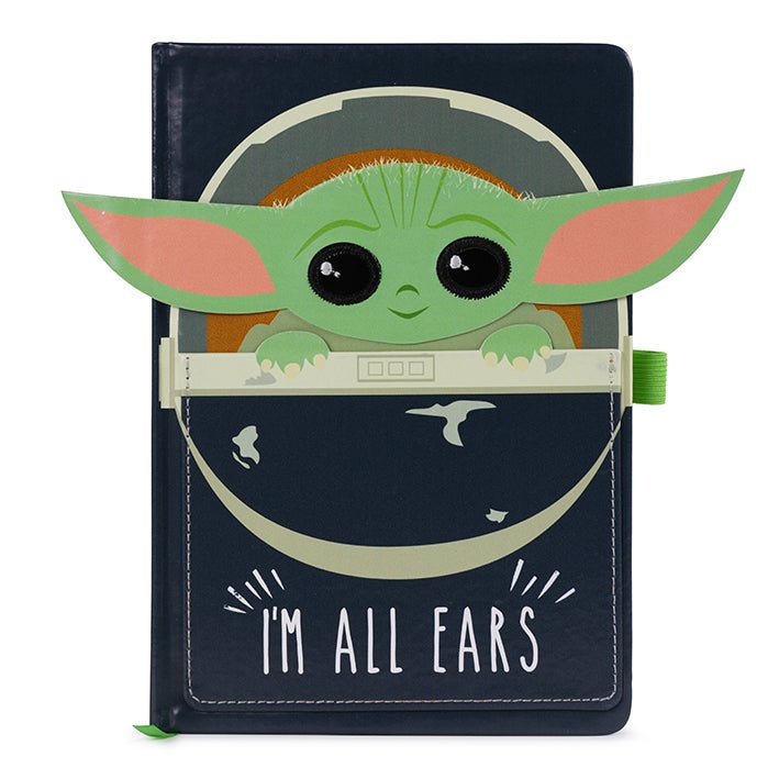 Star Wars The Mandalorian Baby Yoda Crib I'm All Ears Notebook - GeekCore