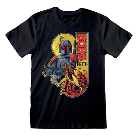 Star Wars The Mandalorian Boba Fett Multicolour T - Shirt - GeekCore