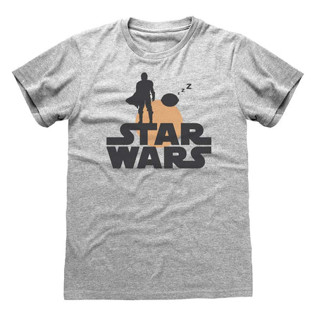 Star Wars The Mandalorian Silhouette T - Shirt - GeekCore