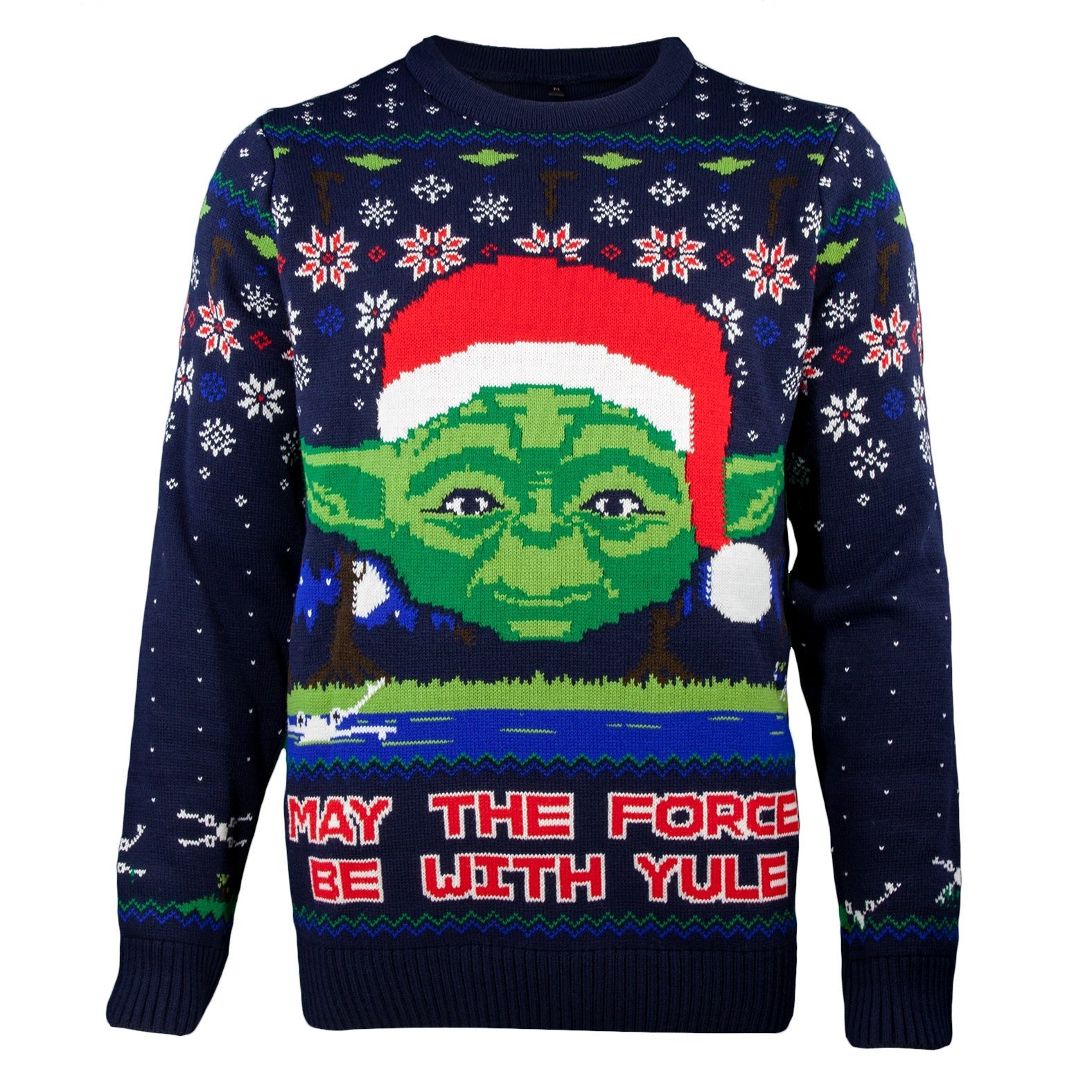 Star Wars Yoda Knitted Christmas Jumper / Sweater - GeekCore