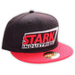 Stark Industries Black and Red Snapback Cap - GeekCore