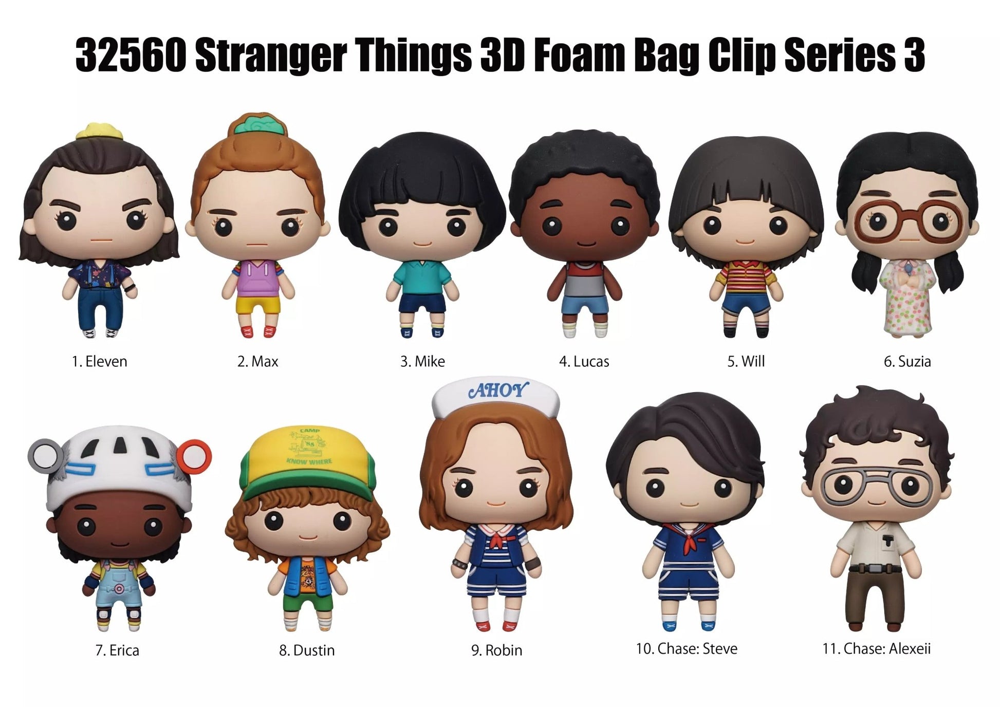 Stranger Things Series 3 Blind Bag Mystery Bag Clip - GeekCore