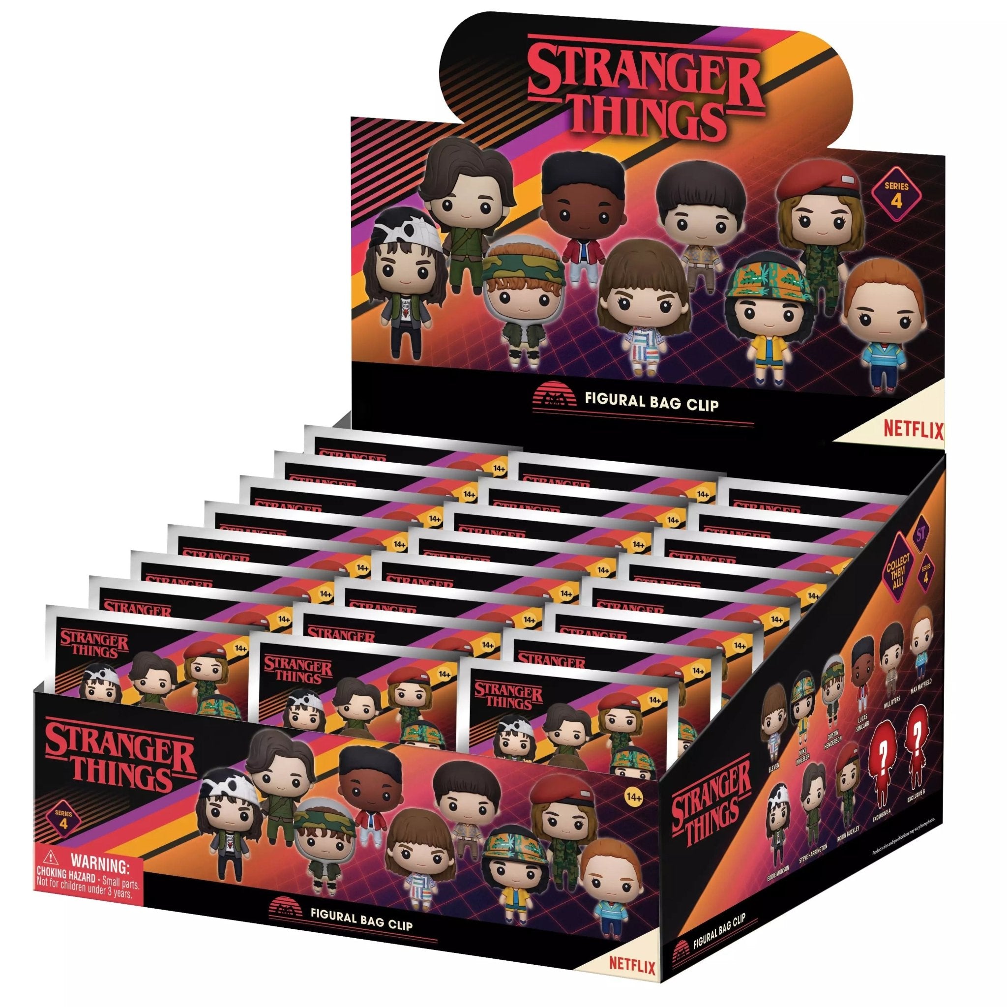 Stranger Things Series 4 Blind Bag Mystery Bag Clip - GeekCore