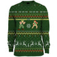 Street Fighter Guile Vs. Cammy Christmas Jumper - GeekCore