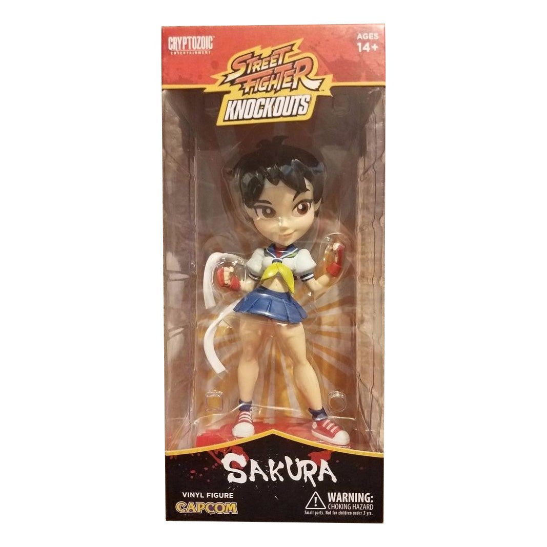 Street Fighter Knockouts Vinyl Figurine - Sakura - GeekCore