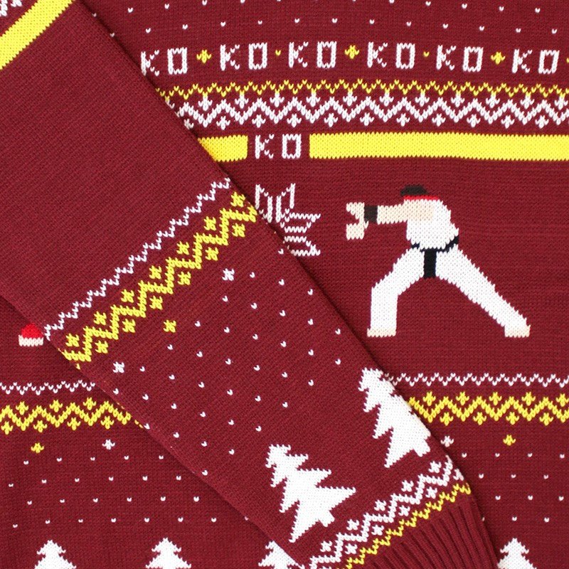 Street Fighter Ryu Vs. Ken Christmas Jumper / Sweater - GeekCore