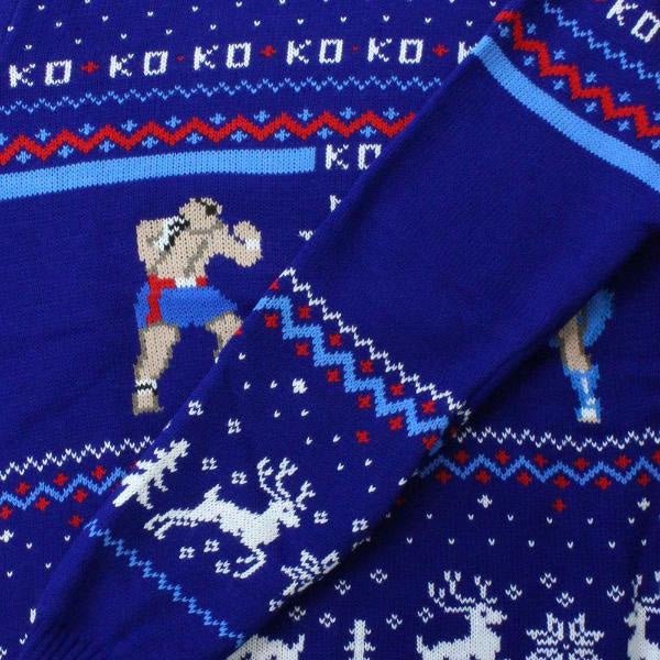 Street Fighter Sagat Vs. Chun - Li Christmas Jumper / Sweater - GeekCore