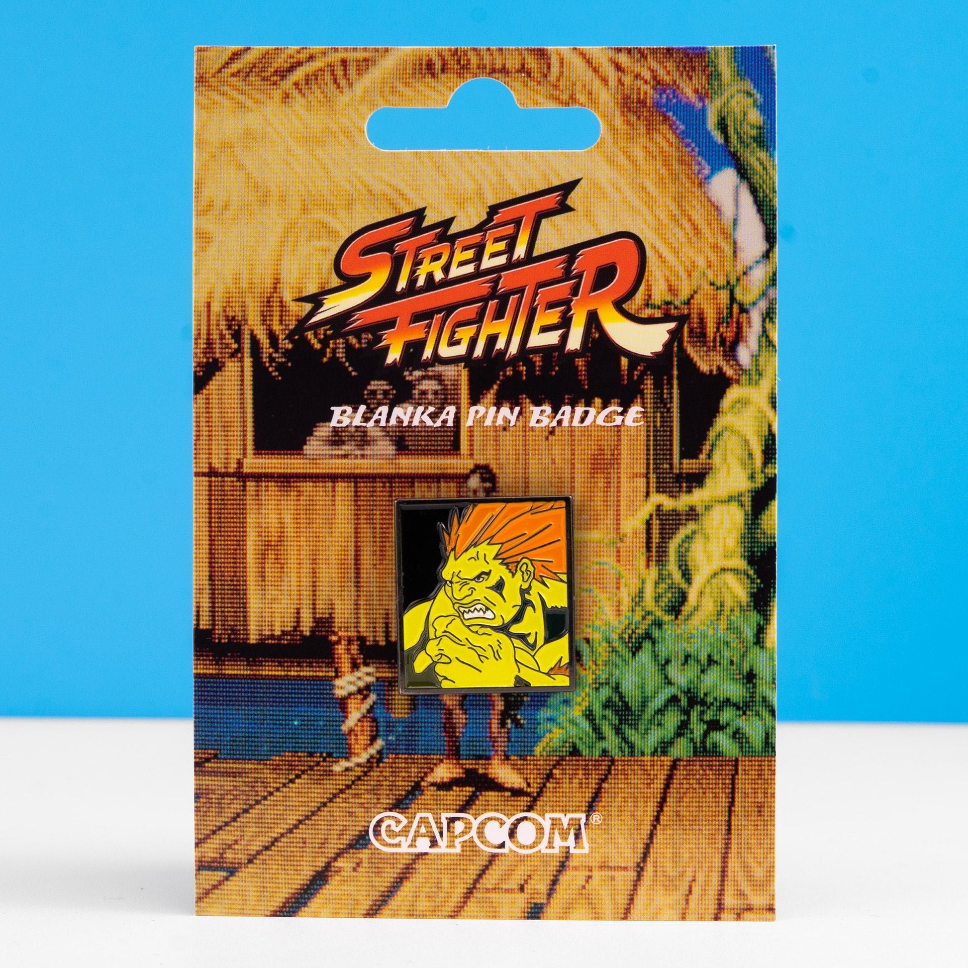 Street Fighter Single Character Enamel Pin - Blanka - GeekCore
