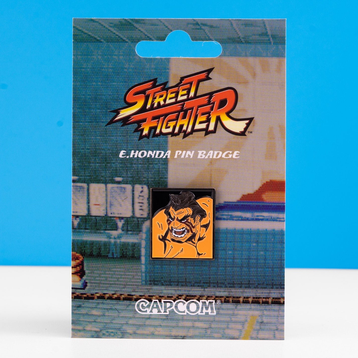 Street Fighter Single Character Enamel Pin - E.Honda - GeekCore