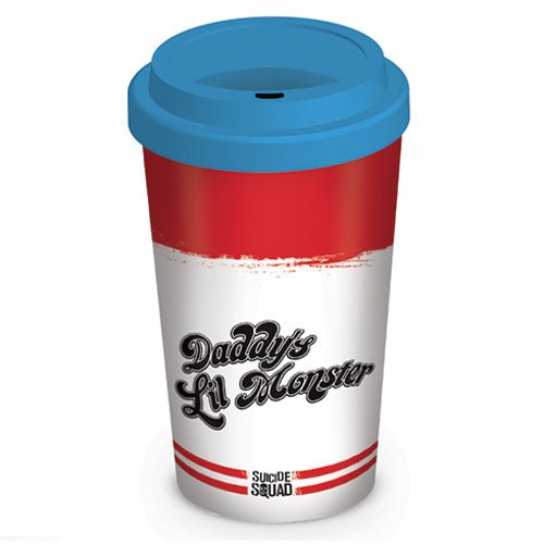 Suicide Squad Harley Quinn Daddy's Lil Monster Travel Mug - GeekCore
