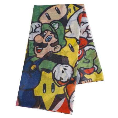 Super Mario All Stars All Over Print Fashion Scarf - GeekCore
