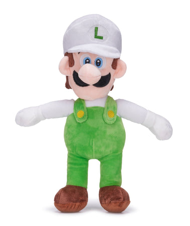 Super Mario Fire Luigi 36cm Large Plush Toy - GeekCore