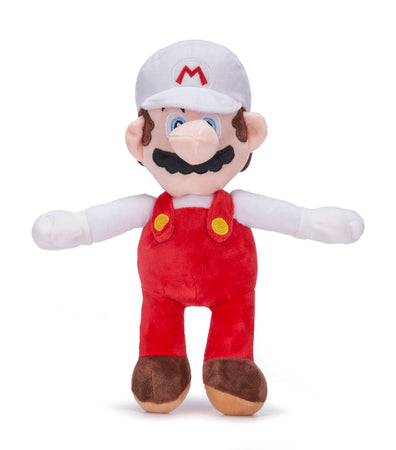 Super Mario Fire Mario 36cm Large Plush Toy - GeekCore