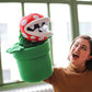 Super Mario Piranha Plant Plush Deluxe Hand Puppet - GeekCore